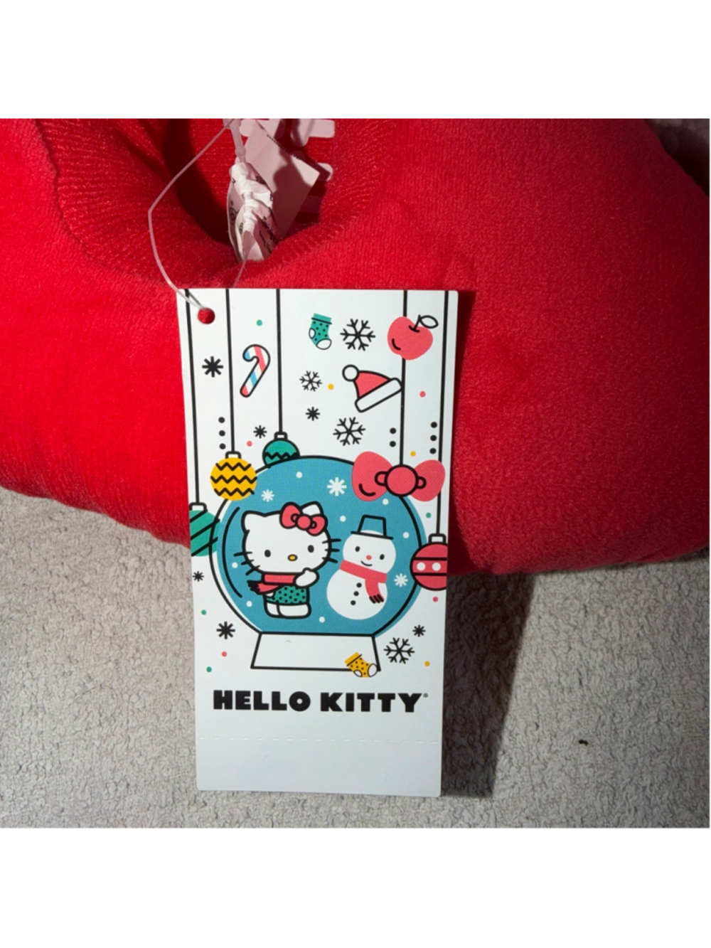 NWT Women’s Size 7/8 Hello Kitty by Sanrio Christmas Stocking Slippers - Picture 2 of 9